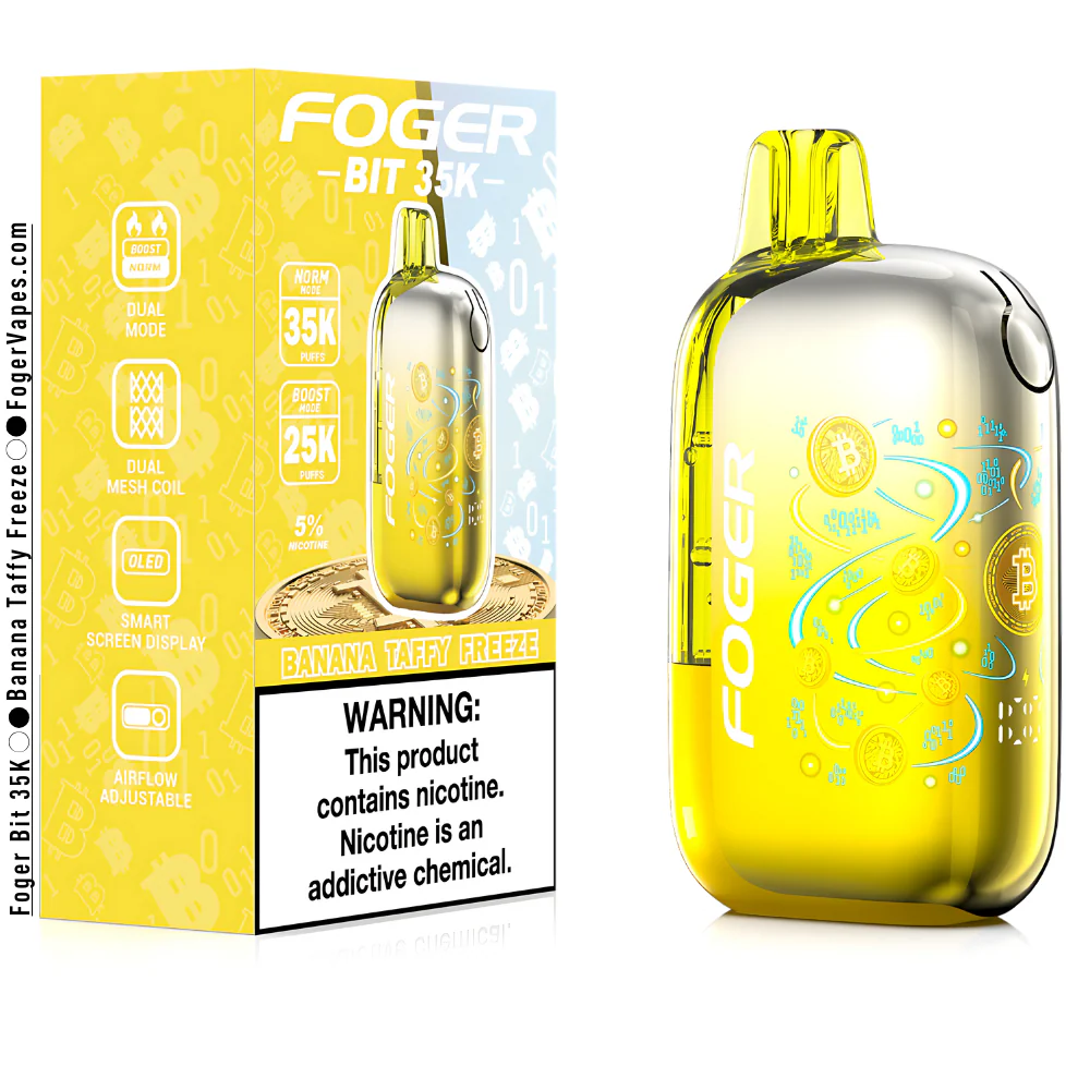 Banana Taffy Freeze – Foger Bit 35K Puffs - Image 3