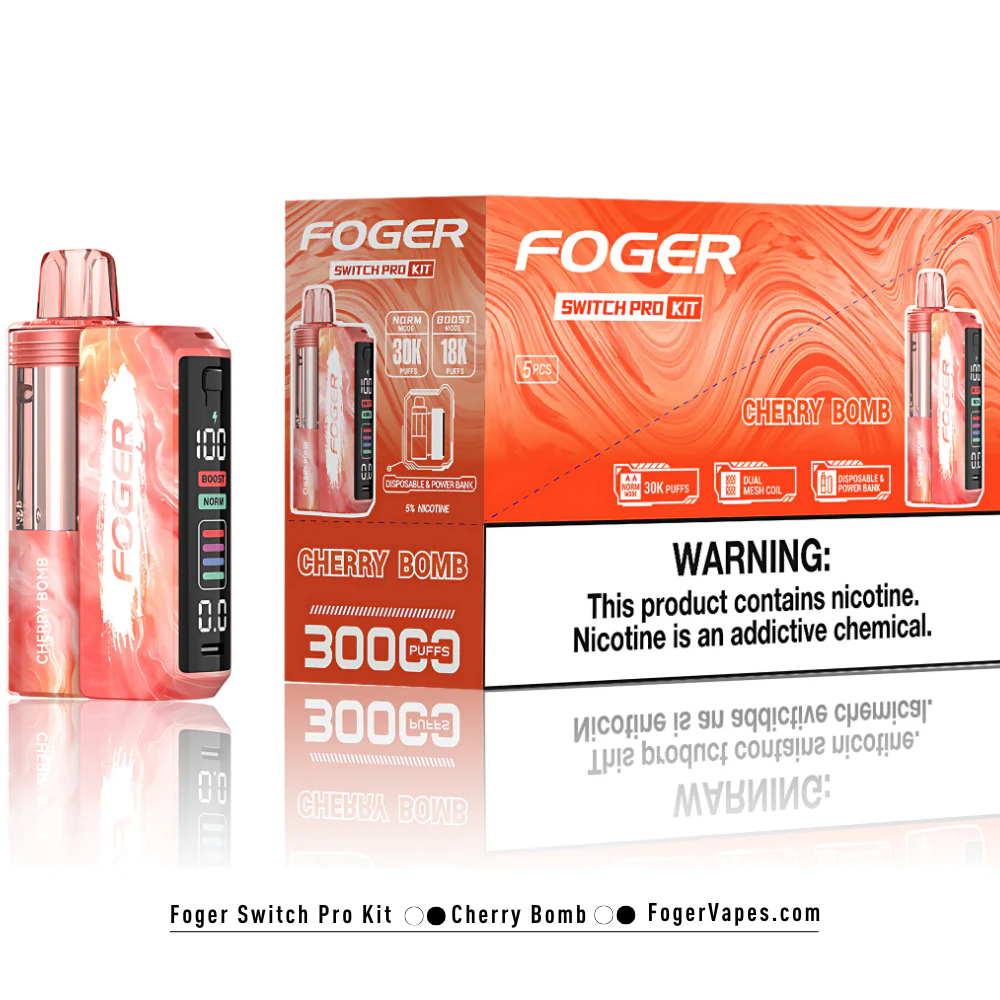 Cherry Bomb – Foger Switch Pro Kit | 30K Puffs - Image 3