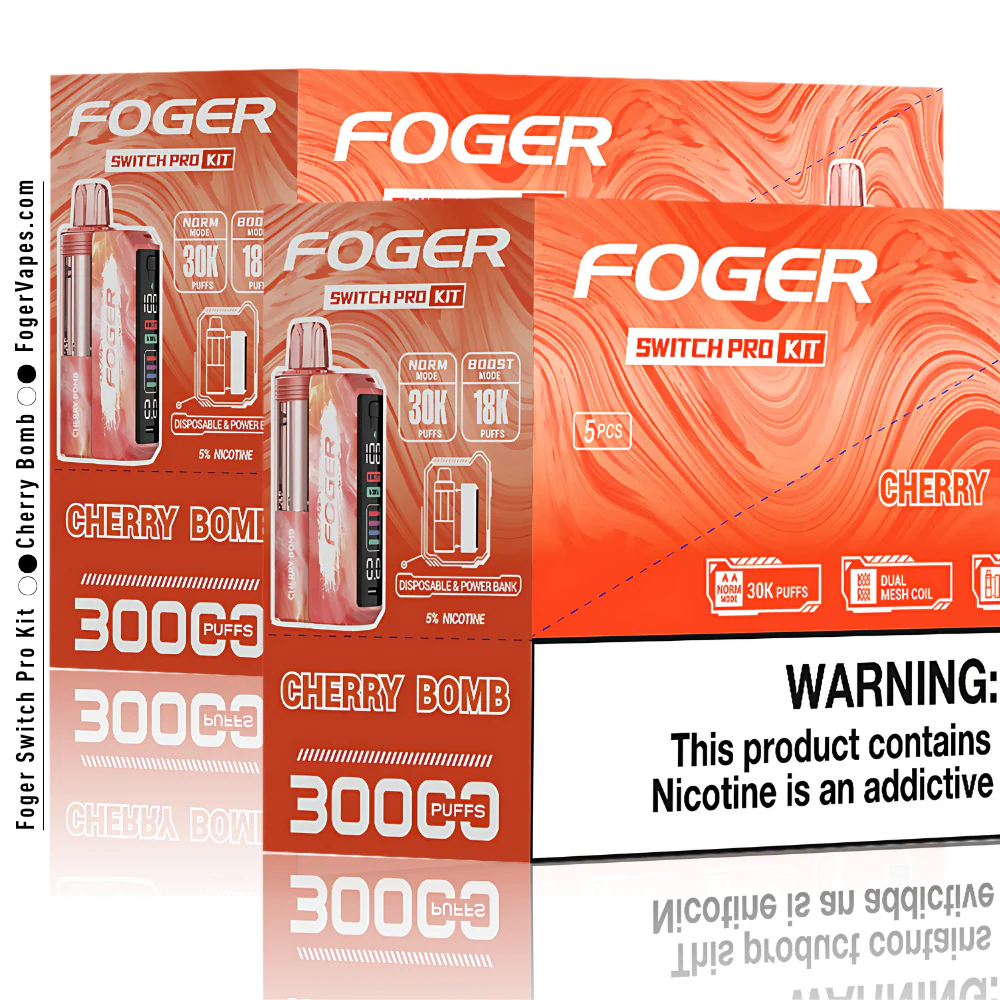 Cherry Bomb – Foger Switch Pro Kit | 30K Puffs - Image 4