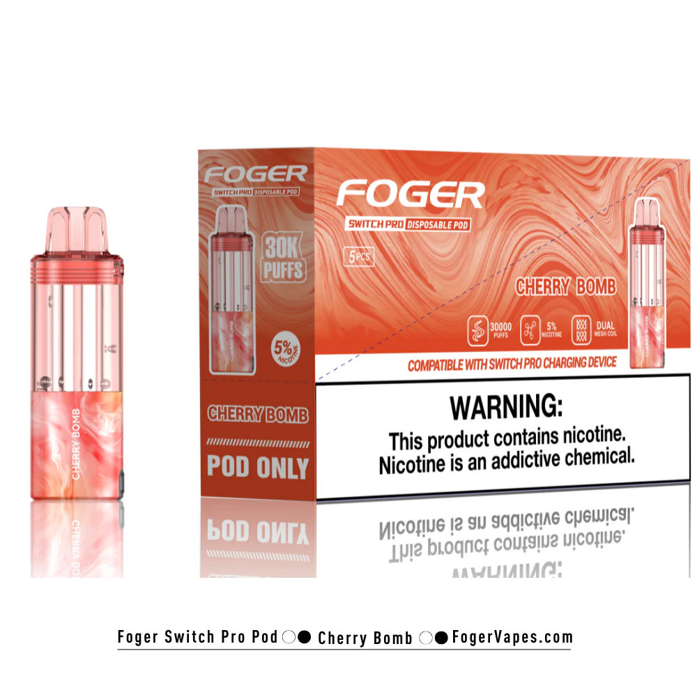 Cherry Bomb – Foger Switch Pro Pod | 30K Puffs - Image 4