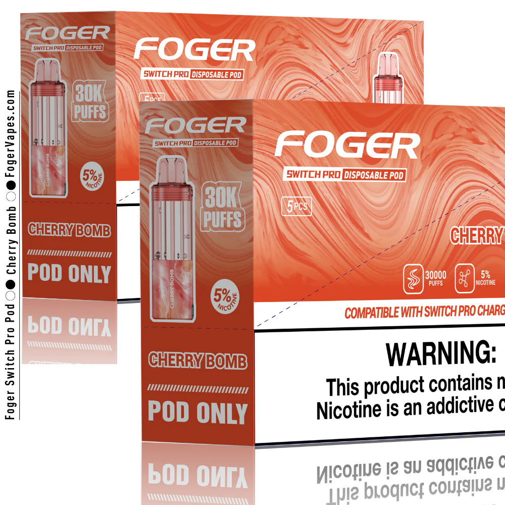 Cherry Bomb – Foger Switch Pro Pod | 30K Puffs - Image 5