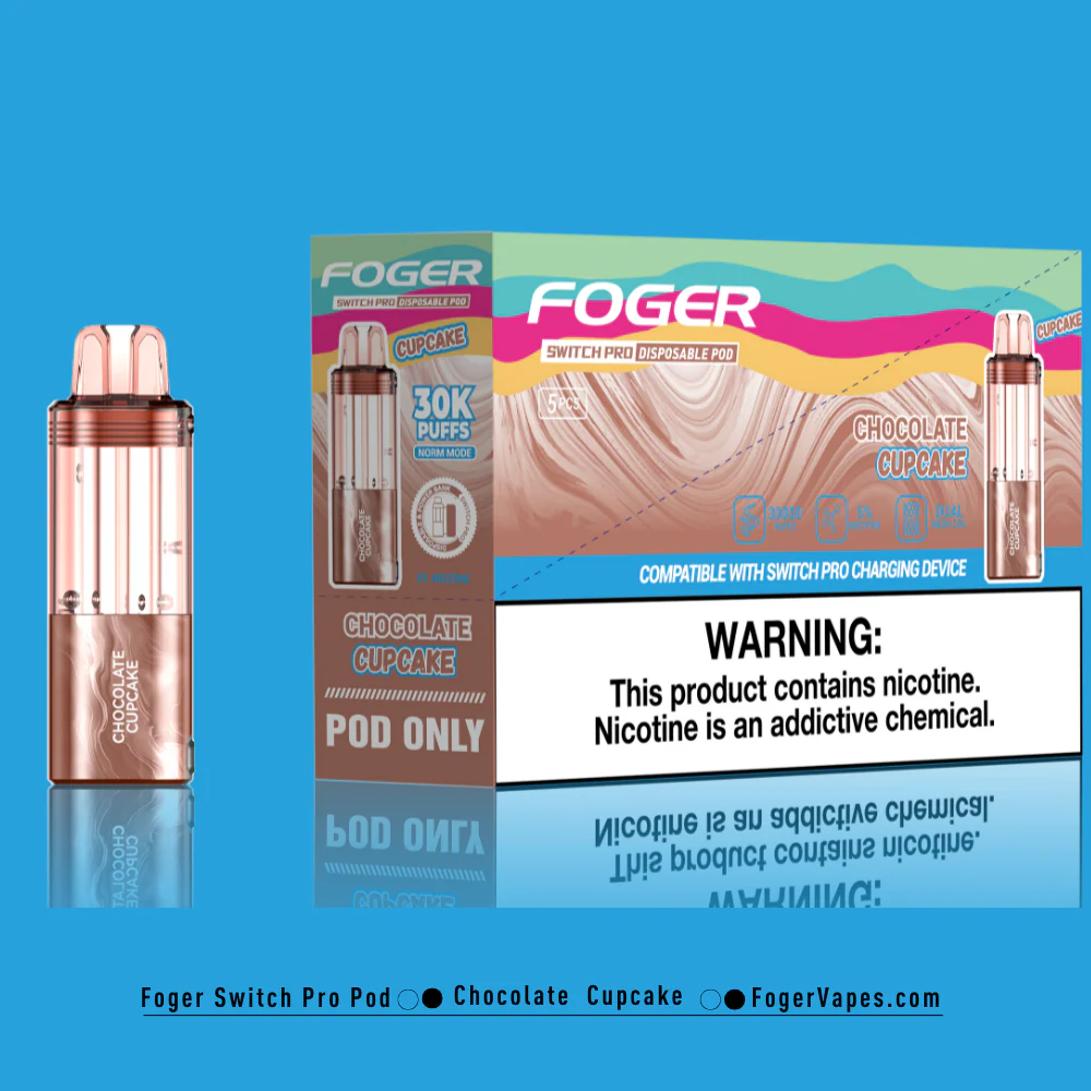 Chocolate Cupcake – Foger Switch Pro Pod | 30K Puffs - Image 4