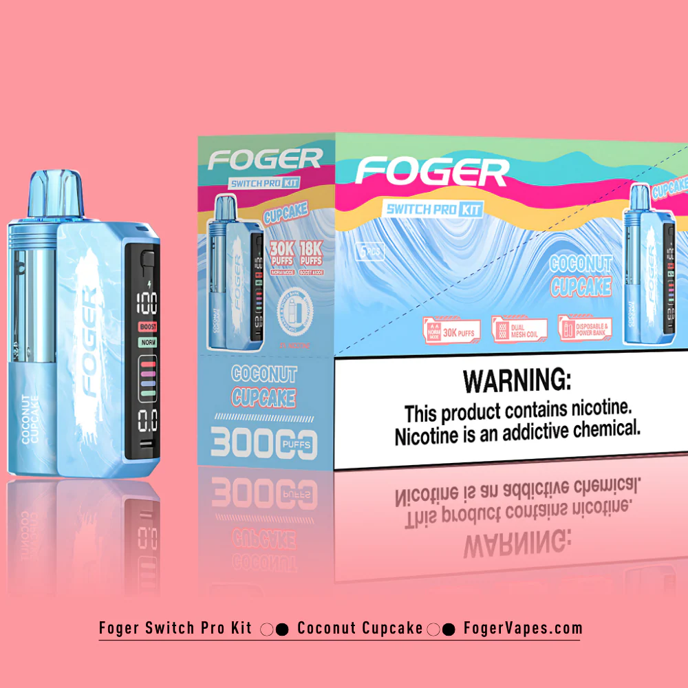 Coconut Cupcake – Foger Switch Pro Kit | 30K Puffs - Image 3