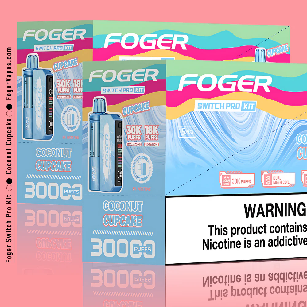 Coconut Cupcake – Foger Switch Pro Kit | 30K Puffs - Image 4
