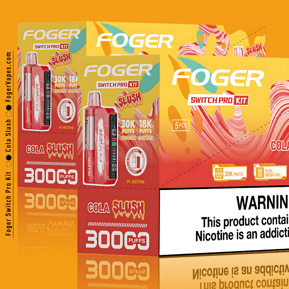 Cola Slush – Foger Switch Pro Kit 30K Puffs - Image 5