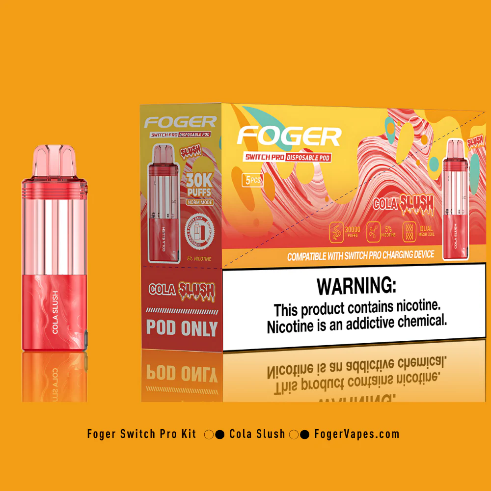 Cola Slush – Foger Switch Pro Pod 30K Puffs - Image 4