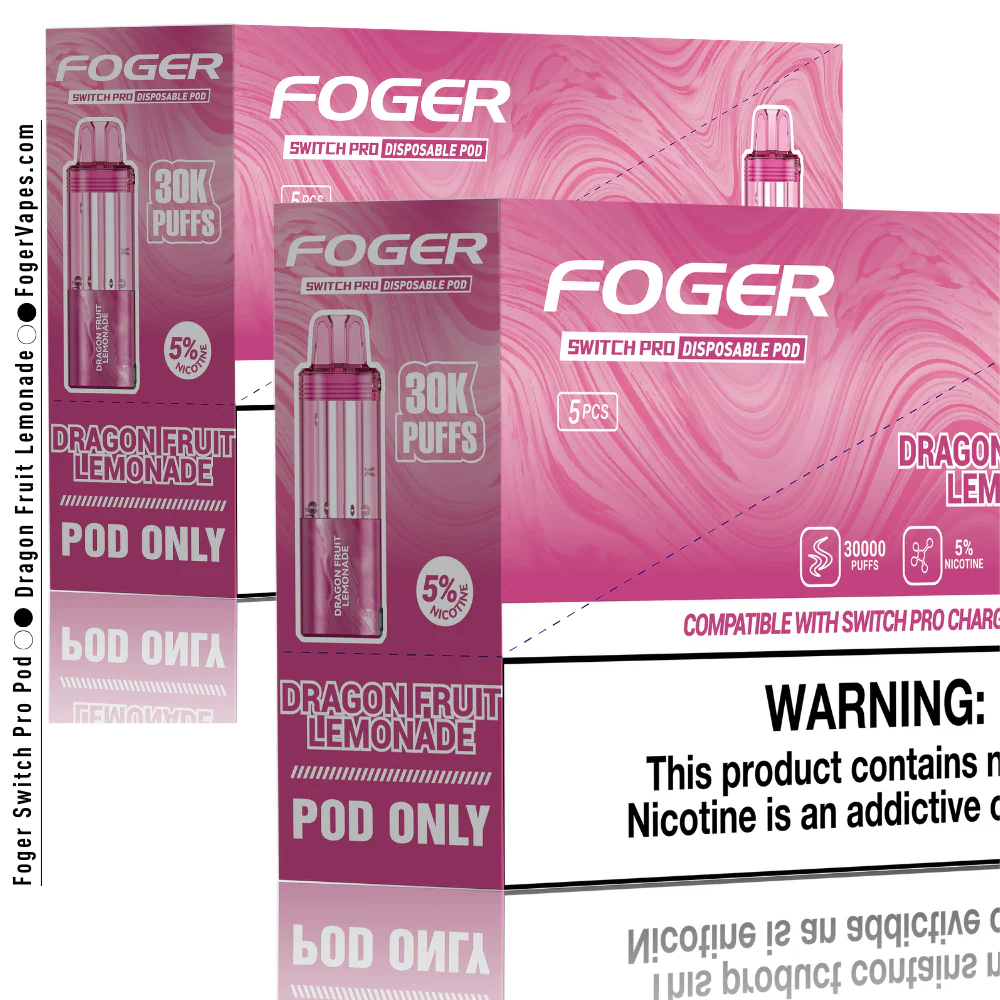 Dragon Fruit Lemonade – Foger Switch Pro Pod | 30K Puffs - Image 5