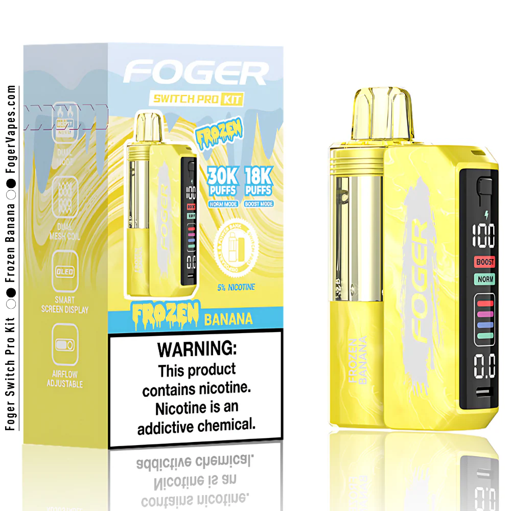 Frozen Banana – Foger Switch Pro Kit 30K Puffs - Image 3