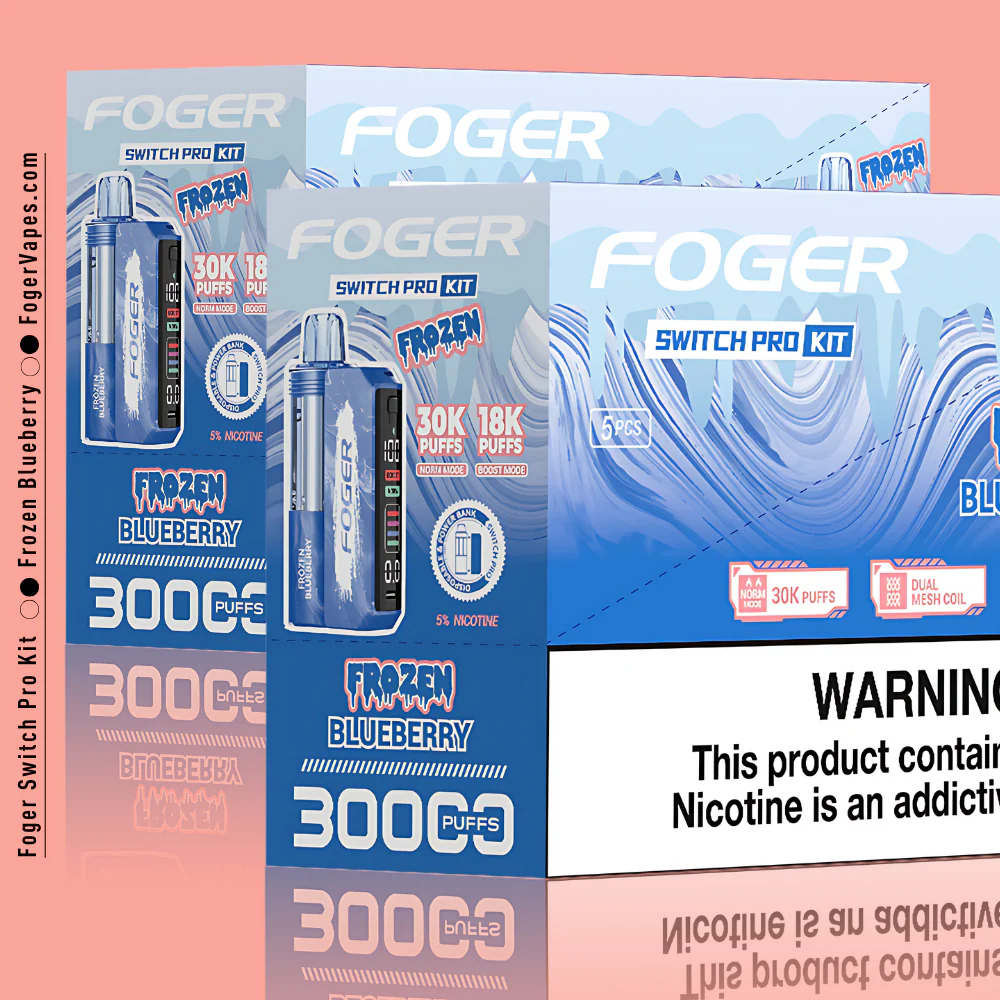 Frozen Blueberry – Foger Switch Pro Kit 30K Puffs - Image 5