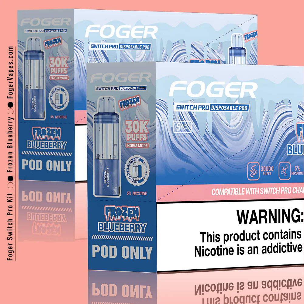 Frozen Blueberry – Foger Switch Pro Pod 30K Puffs - Image 5