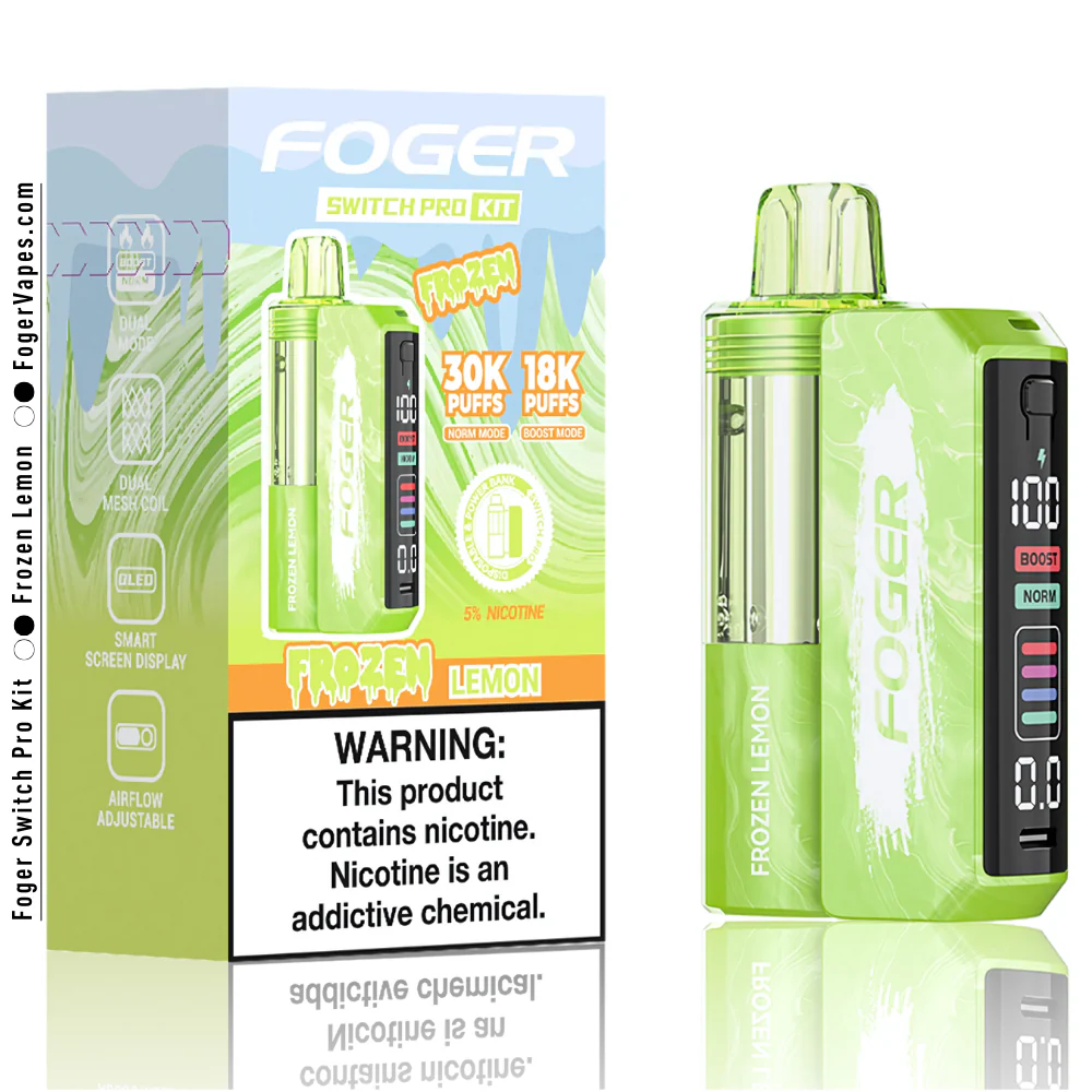 Frozen Lemon – Foger Switch Pro Kit 30K Puffs - Image 3