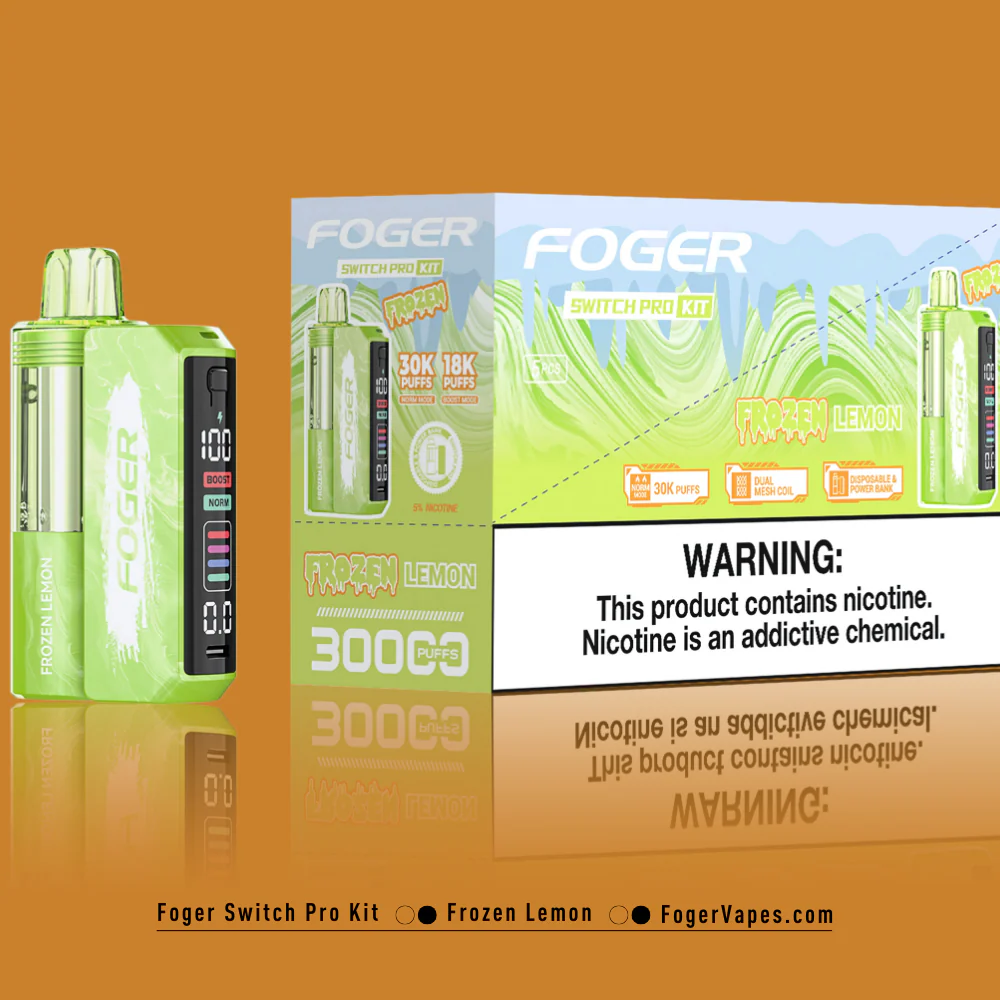 Frozen Lemon – Foger Switch Pro Kit 30K Puffs - Image 4