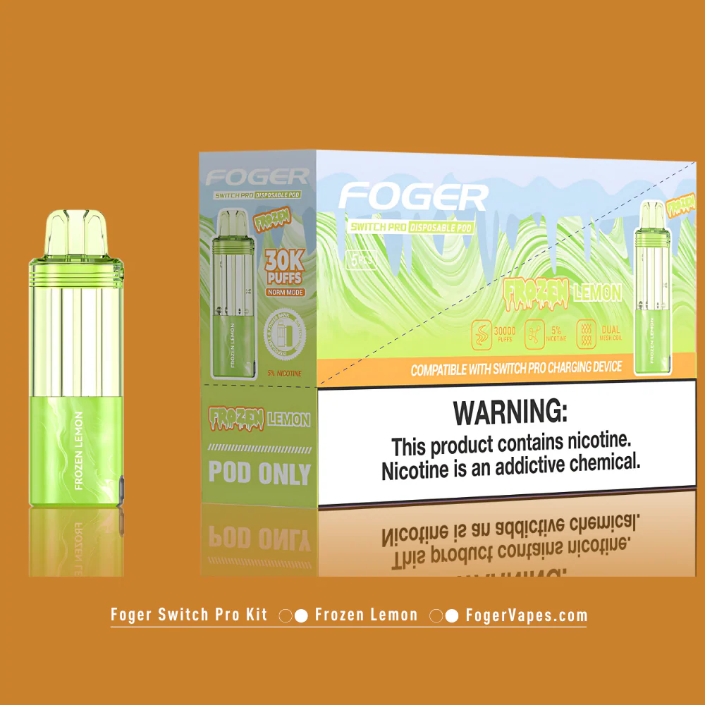 Frozen Lemon – Foger Switch Pro Pod 30K Puffs - Image 4