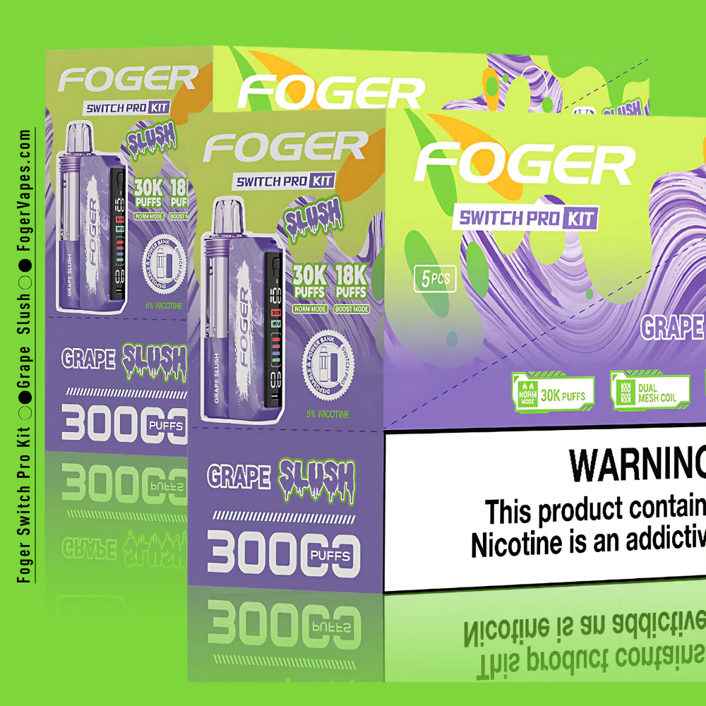 Grape Slush – Foger Switch Pro Kit 30K Puffs - Image 5