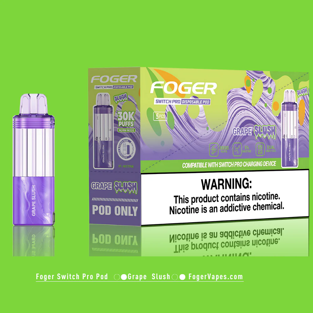 Grape Slush – Foger Switch Pro Pod 30K Puffs - Image 4
