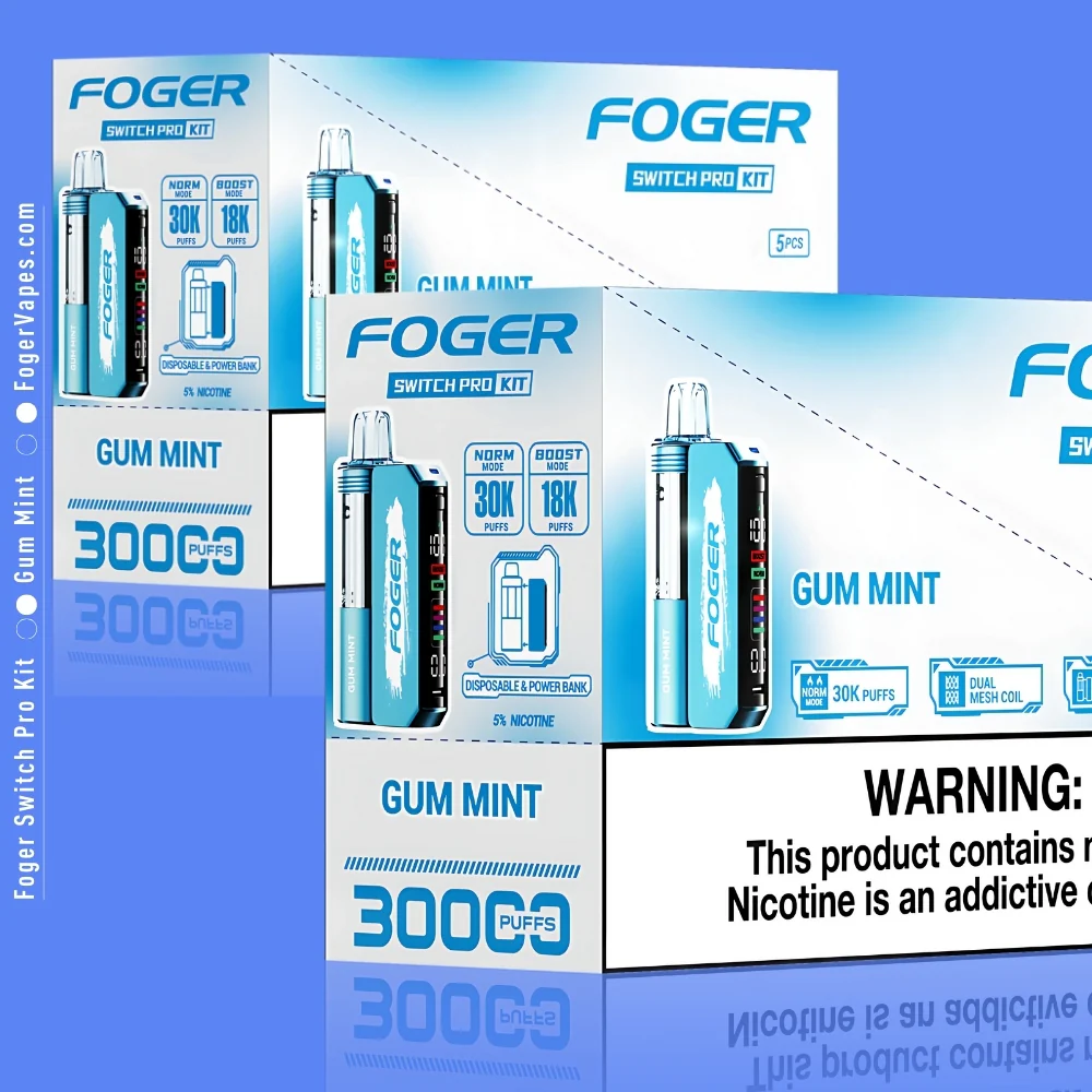 Gum Mint Foger Switch Pro Kit 30K Puffs - Image 6