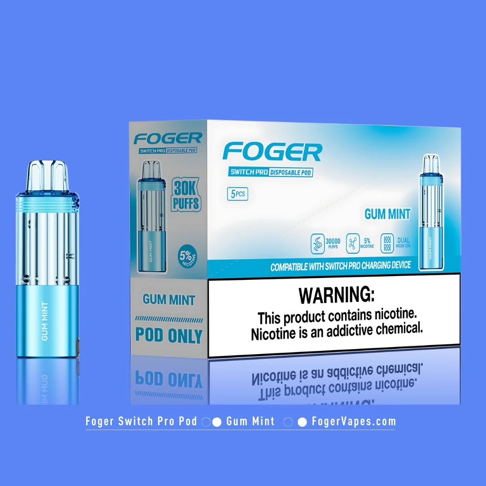 Gum Mint Foger Switch Pro Pod 30K Puffs - Image 4