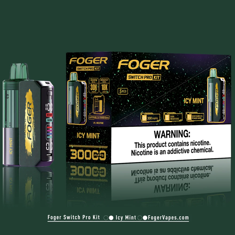Icy Mint Foger Switch Pro Kit 30K Puffs - Image 4