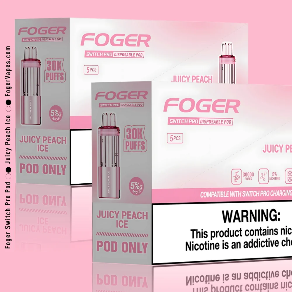 Juicy Peach Ice Foger Switch Pro Pod 30K Puffs - Image 5