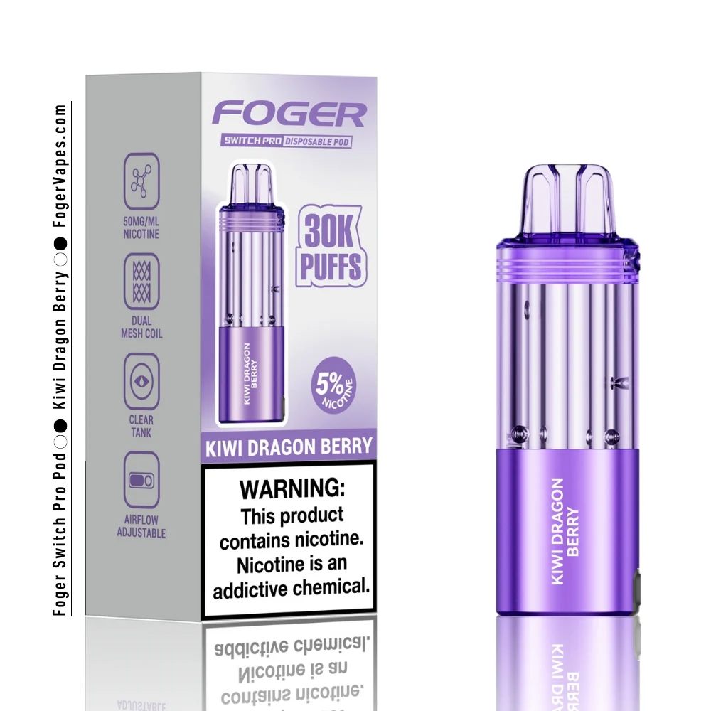 Kiwi Dragon Berry Foger Switch Pro Pod 30K Puffs - Image 3