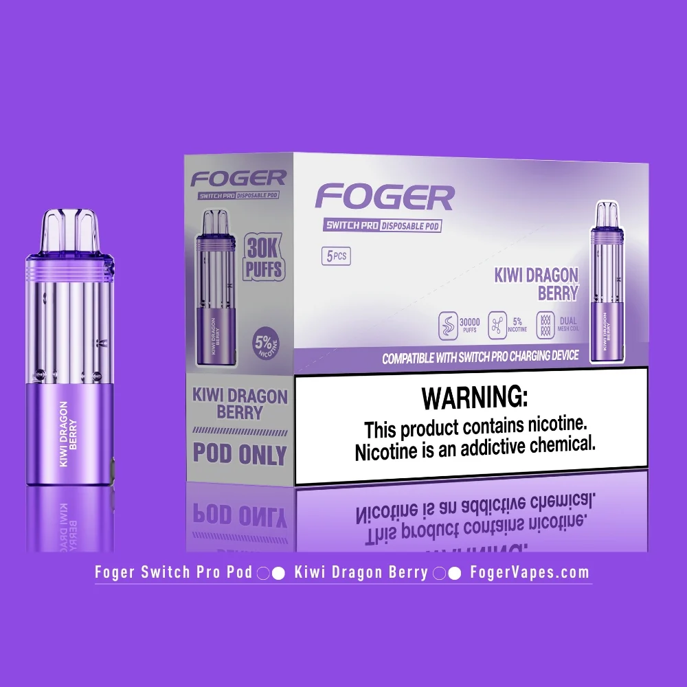 Kiwi Dragon Berry Foger Switch Pro Pod 30K Puffs - Image 4