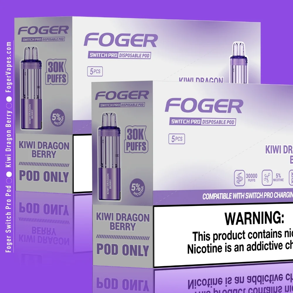Kiwi Dragon Berry Foger Switch Pro Pod 30K Puffs - Image 5