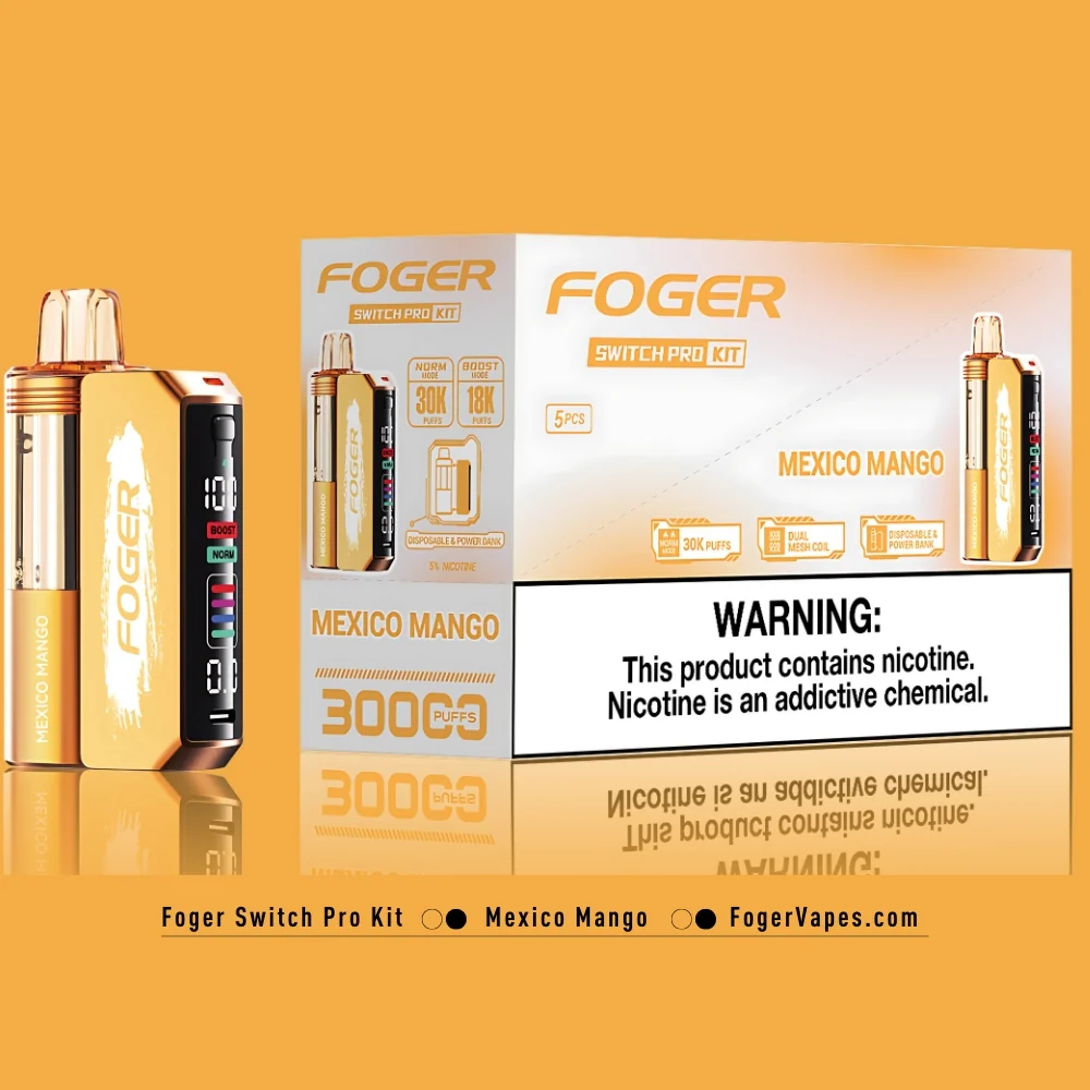 Mexico Mango Foger Switch Pro Kit 30K Puffs - Image 5