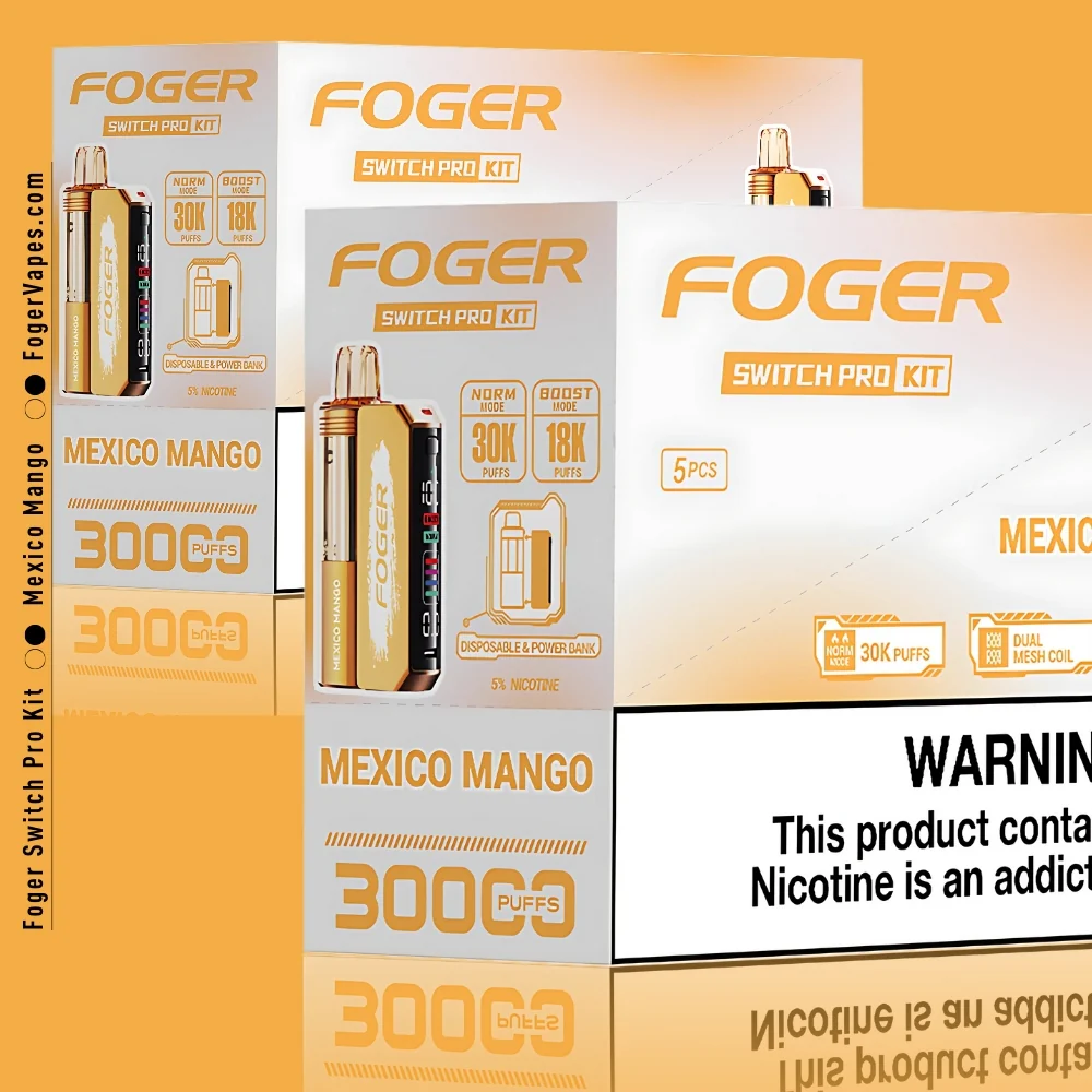 Mexico Mango Foger Switch Pro Kit 30K Puffs - Image 6