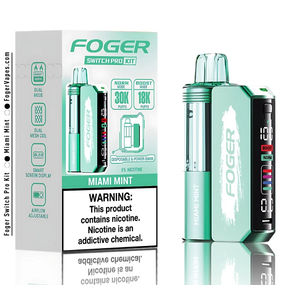 Miami Mint Foger Switch Pro Kit 30K Puffs - Image 4