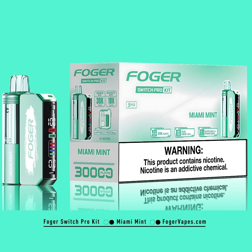 Miami Mint Foger Switch Pro Kit 30K Puffs - Image 5