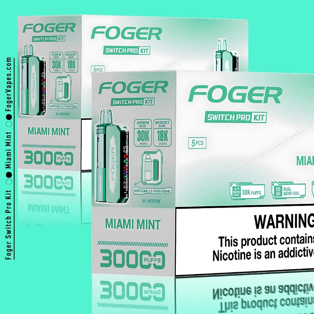 Miami Mint Foger Switch Pro Kit 30K Puffs - Image 6