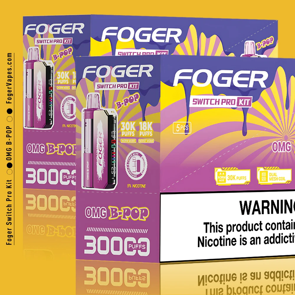 OMG B-POP Foger Switch Pro Kit 30K Puffs - Image 5
