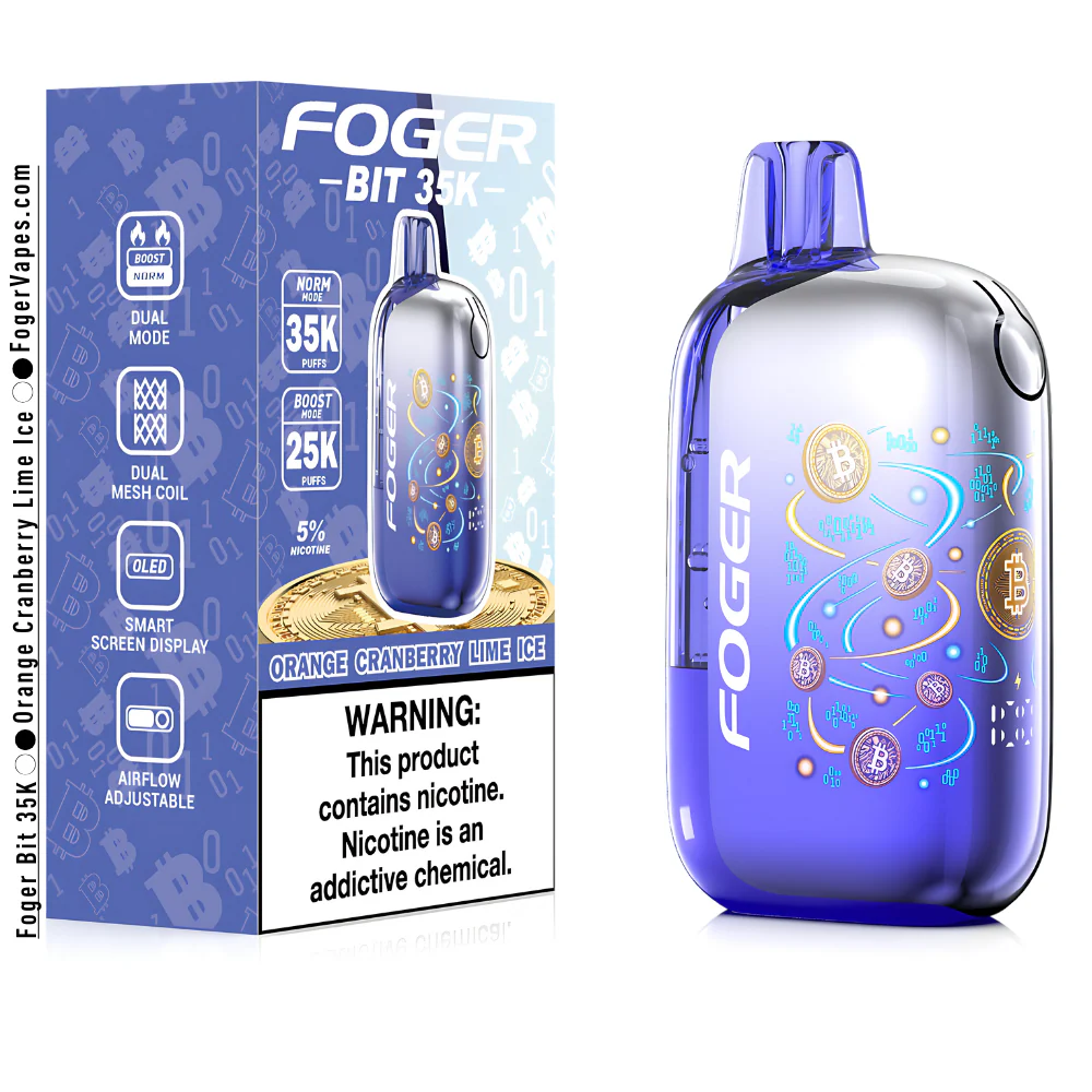 Orange Cranberry Lime Ice – Foger Bit 35K Puffs - Image 3