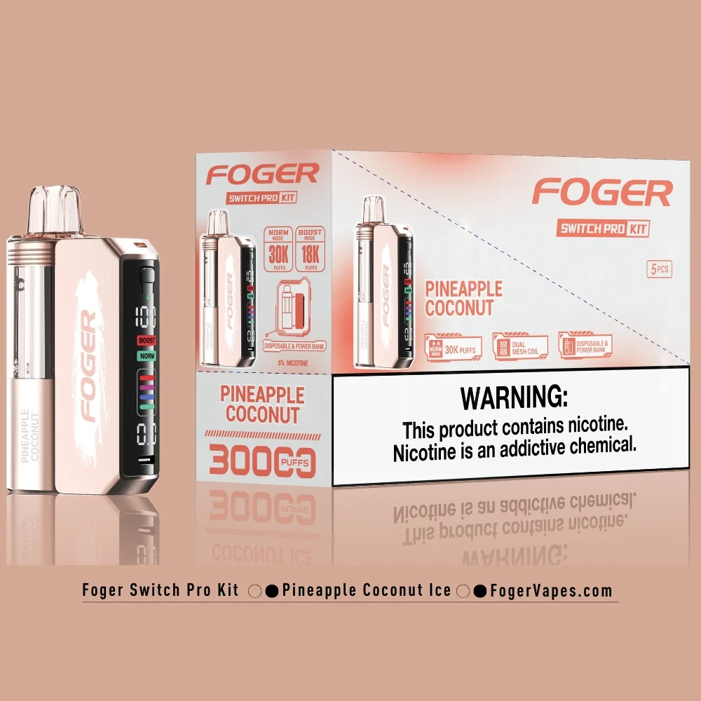 Pineapple Coconut Foger Switch Pro Kit 30K Puffs - Image 5