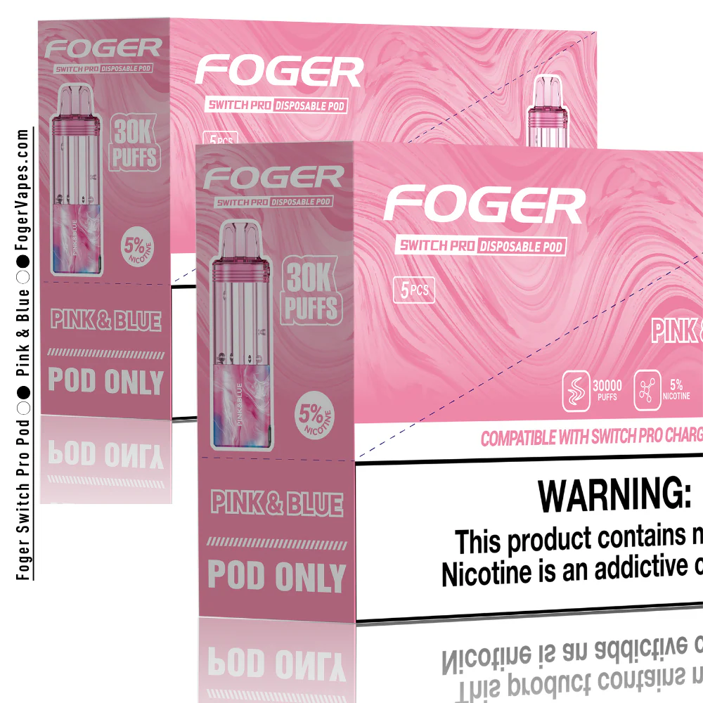 Pink & Blue – Foger Switch Pro Pod | 30K Puffs - Image 5