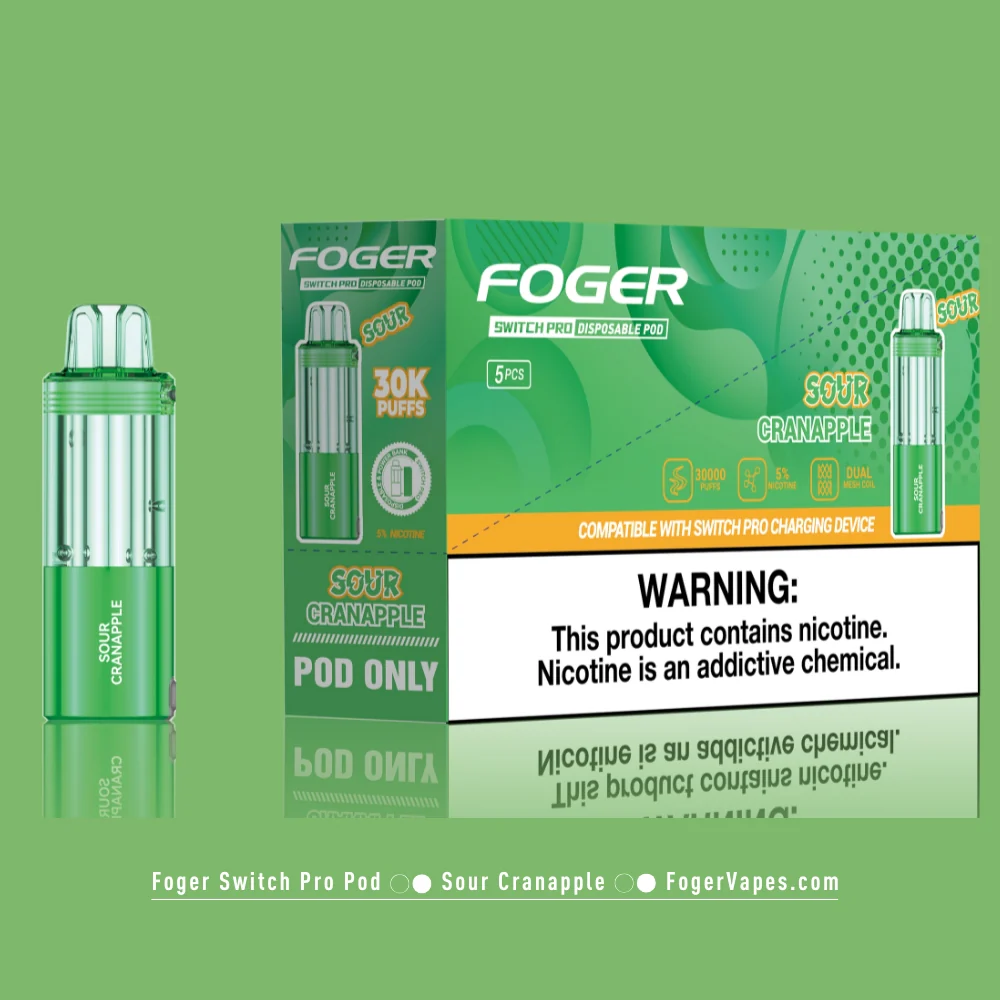 Sour Cranapple Foger Switch Pro Pod 30K Puffs - Image 4