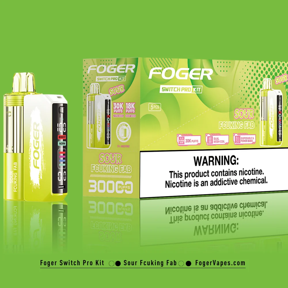 Sour Fcuking Fab Foger Switch Pro Kit 30K Puffs - Image 4