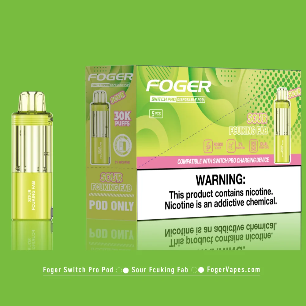 Sour Fcuking Fab Foger Switch Pro Pod 30K Puffs - Image 4