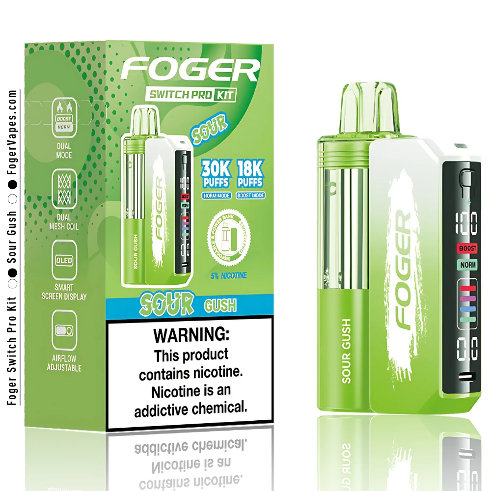 Sour Gush Foger Switch Pro Kit 30K Puffs - Image 3