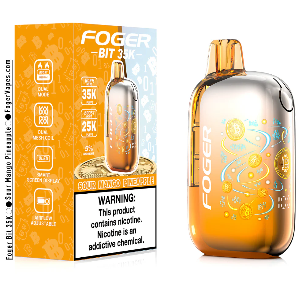 Sour Mango Pineapple – Foger Bit 35K Puffs - Image 3