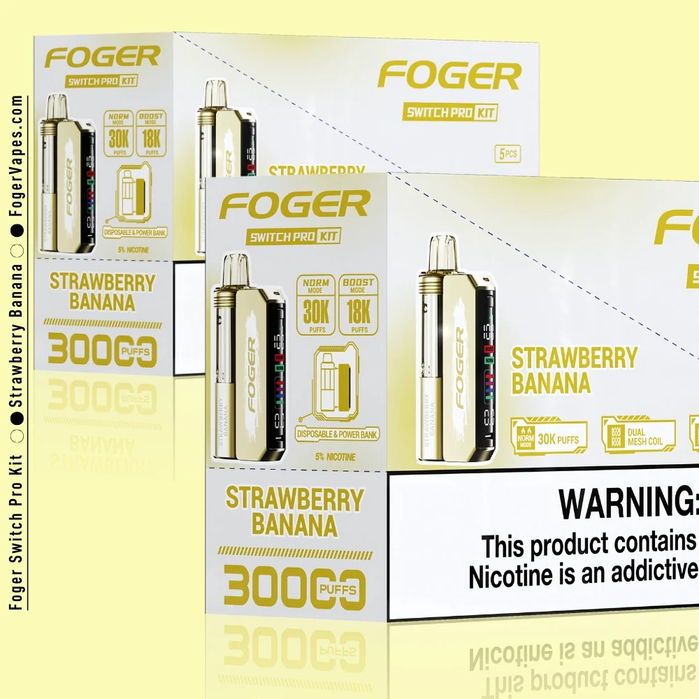 Strawberry Banana Foger Switch Pro Kit 30K Puffs - Image 6