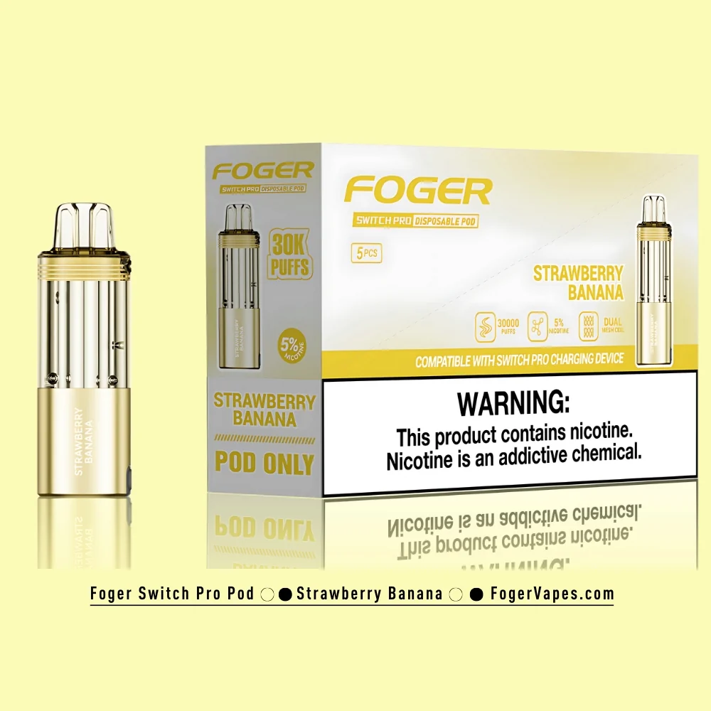 Strawberry Banana Foger Switch Pro Pod 30K Puffs - Image 4
