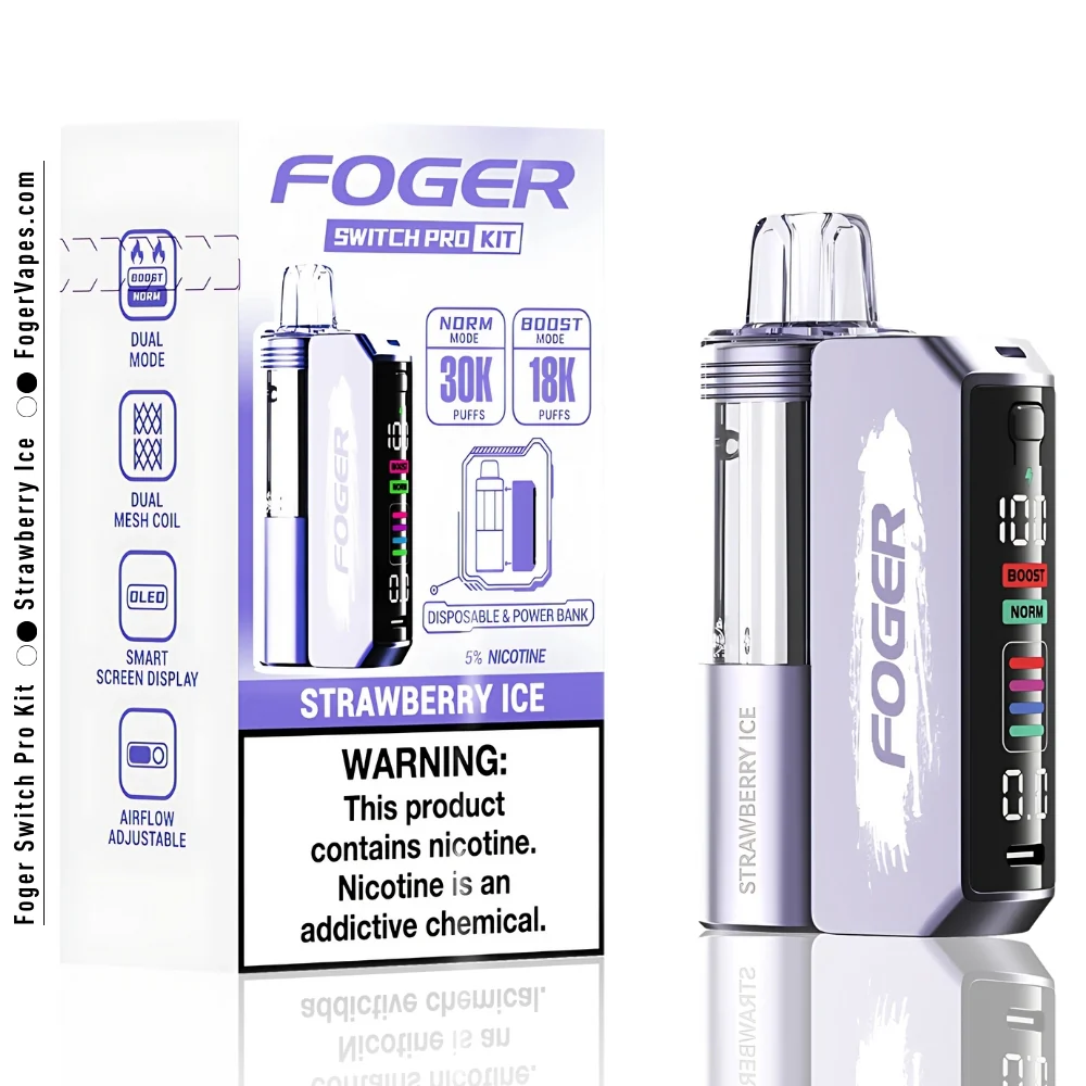 Strawberry Ice Foger Switch Pro Kit 30K Puffs - Image 4
