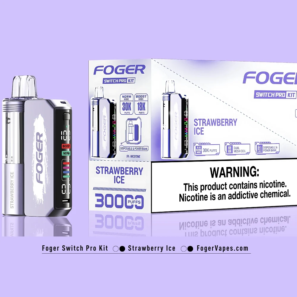 Strawberry Ice Foger Switch Pro Kit 30K Puffs - Image 5