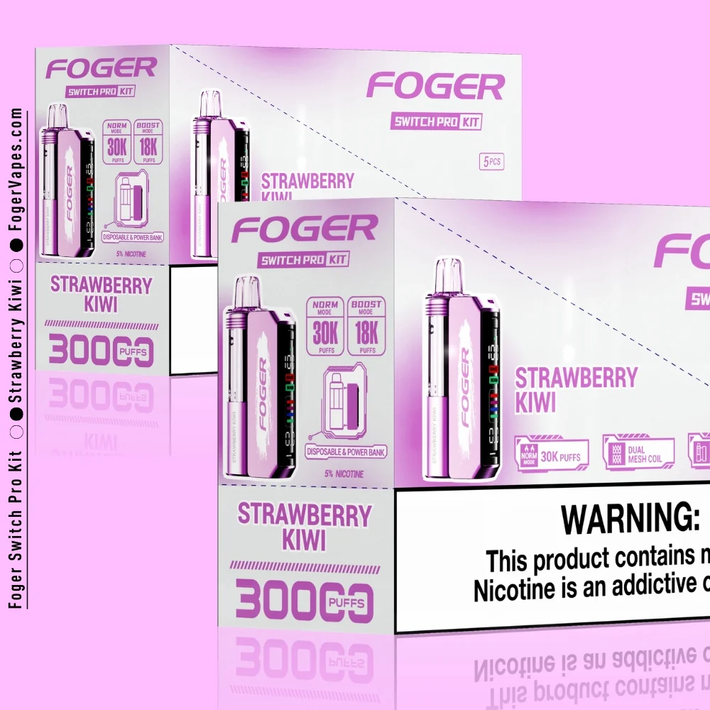 Strawberry Kiwi Foger Switch Pro Kit 30K Puffs - Image 6