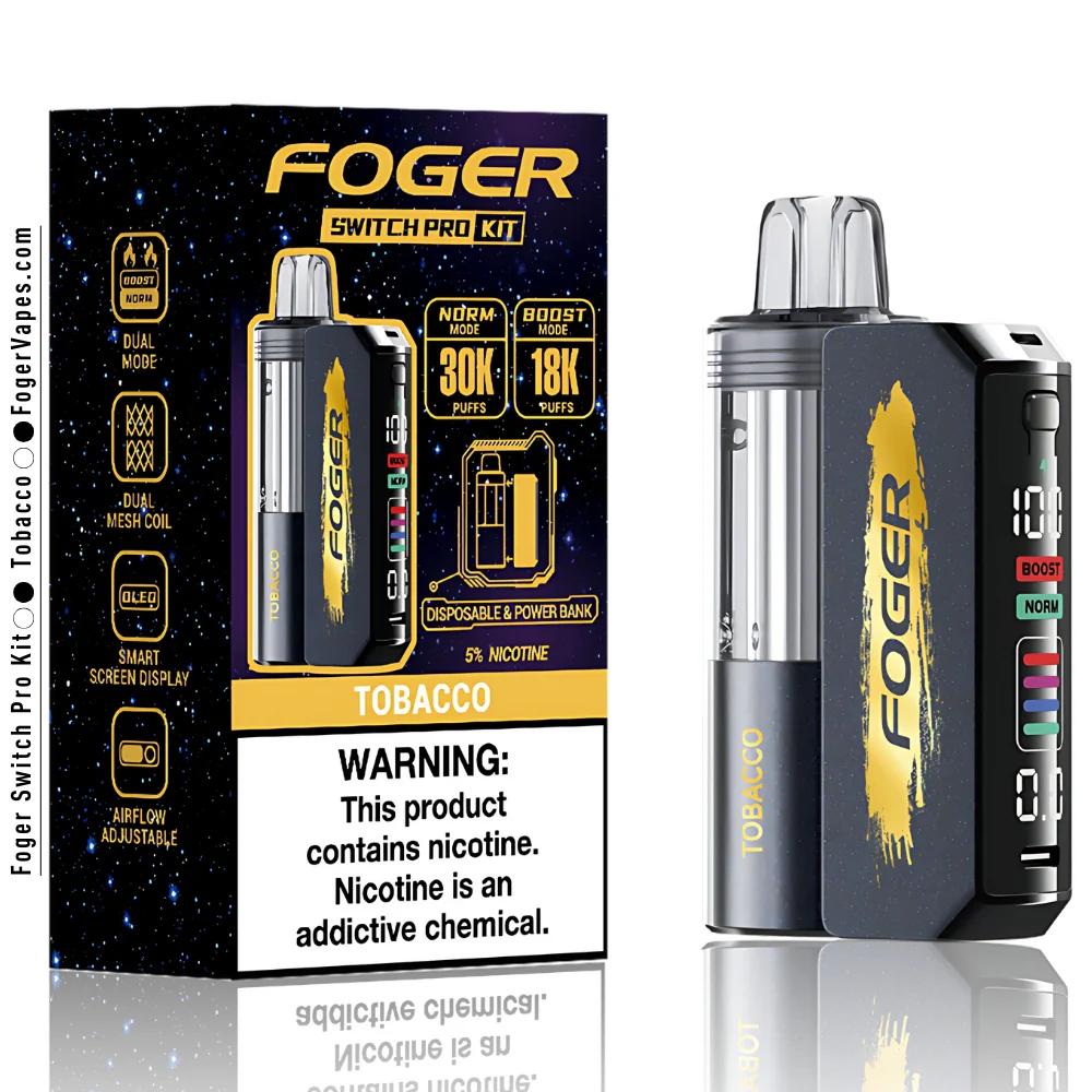 Tobacco Foger Switch Pro Kit 30K Puffs - Image 3