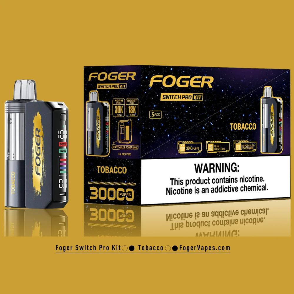Tobacco Foger Switch Pro Kit 30K Puffs - Image 4