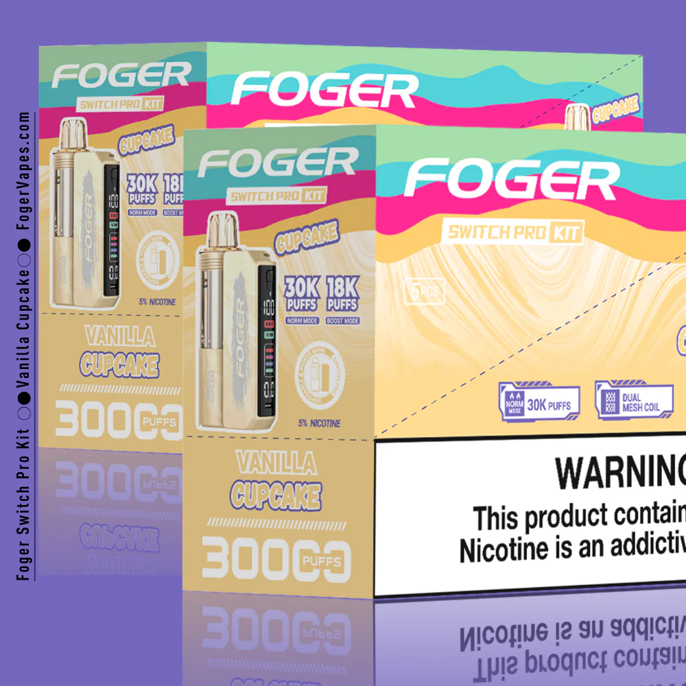 Vanilla Cupcake – Foger Switch Pro Kit | 30K Puffs - Image 4