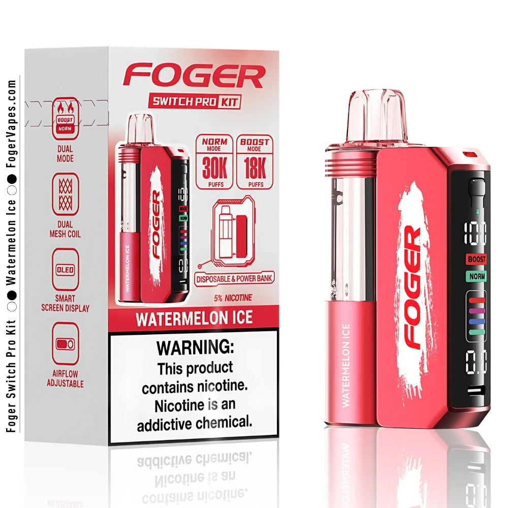 Watermelon Ice Foger Switch Pro Kit 30K Puffs - Image 4